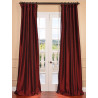 Syrah Blackout Faux Silk Taffeta Curtain