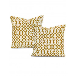 Nairobi Desert Printed Cotton Cushion Cover (Pair)