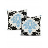 Deauville Printed Cotton Cushion Cover (Pair)