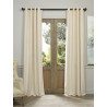 Signature Ivory Grommet Blackout Velvet Curtain