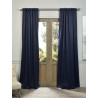 Navy Blue Pole Pocket Blackout Curtain