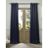 Navy Blue Grommet Blackout Curtain