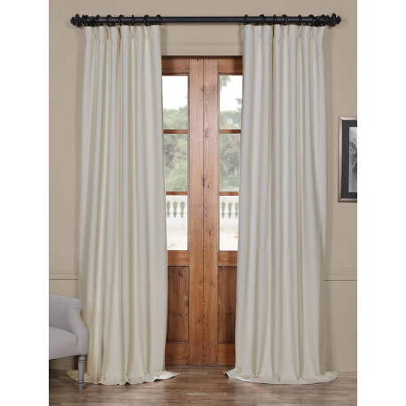 Cottage White Bellino Blackout Curtain