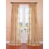 Cleopatra Gold Embroidered Sheer Curtain