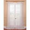 Florentina White Embroidered Sheer Curtain