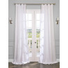 Signature Purity White French Linen Sheer Curtain