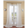 Gardenia Faux Linen Sheer Curtain