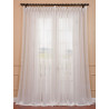 Signature Double Layered Double Wide Off White Sheer Curtain