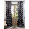 Seville Black Blackout Curtain