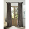 Signature Gunmetal Grey Blackout Velvet Curtain