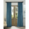 Signature Everglade Teal Blackout Velvet Curtain