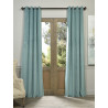 Signature Aqua Mist Grommet Blackout Velvet Curtain