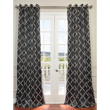 Seville Black Grommet Blackout Curtain