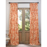 Edina Rust Printed Cotton Curtain