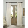 Ivory Vintage Cotton Velvet Curtain