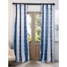 Flambe Blue Blackout Curtain