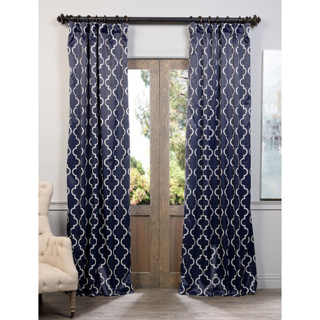 Seville Navy Blackout Curtain