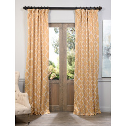 Seville Yellow Blackout Curtain