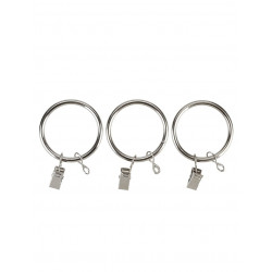 Metal Curtain Rings For 1 1/2 Diameter Metal Curtain Rods - PKG of 14