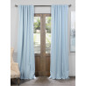 Frosted Blue Blackout Curtain