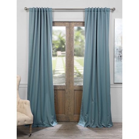 Dragonfly Teal Blackout Curtain