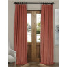 Signature Desert Coral Blackout Velvet Curtain