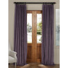 Signature Fresh Violet Blackout Velvet Curtain