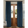 Signature Twilight Blue Blackout Velvet Curtain