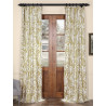 Edina Green Printed Cotton Curtain