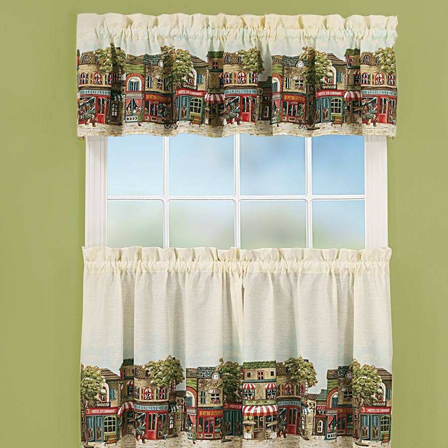 French Cafe Kitchen Curtains Curtain Drapery Com